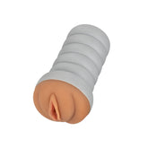 Gripper Ribbed Tight Pussy Brown Masturbator Strokers - Manual